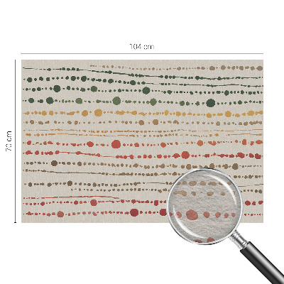 Fototapete fürs Schlafzimmer Bunte Punkte