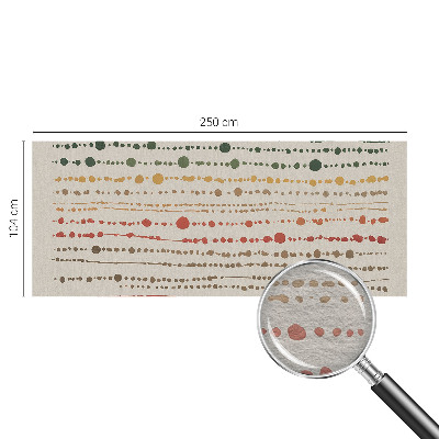 Fototapete fürs Schlafzimmer Bunte Punkte