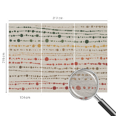Fototapete fürs Schlafzimmer Bunte Punkte
