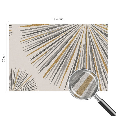 Fototapete aus Vlies mit geometrischem Fächer-Motiv