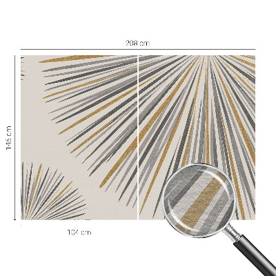 Fototapete aus Vlies mit geometrischem Fächer-Motiv
