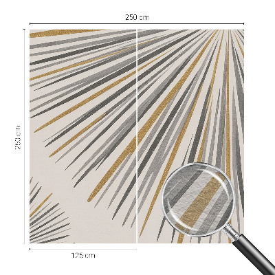 Fototapete aus Vlies mit geometrischem Fächer-Motiv