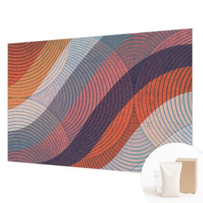 Vlies-Fototapete fürs Wohnzimmer Bunte Wellen