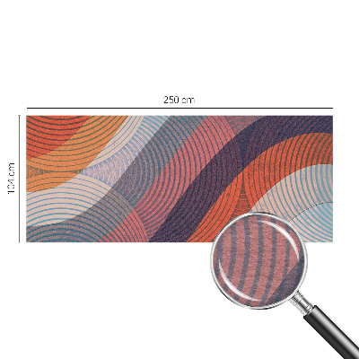 Vlies-Fototapete fürs Wohnzimmer Bunte Wellen