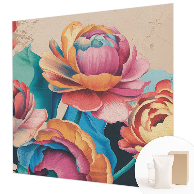 Moderne Vlies-Fototapete mit floralem Motiv
