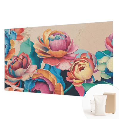 Moderne Vlies-Fototapete mit floralem Motiv