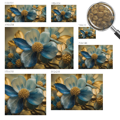 Bedruckte Vlies-Fototapete mit Blumenarrangement als Motiv