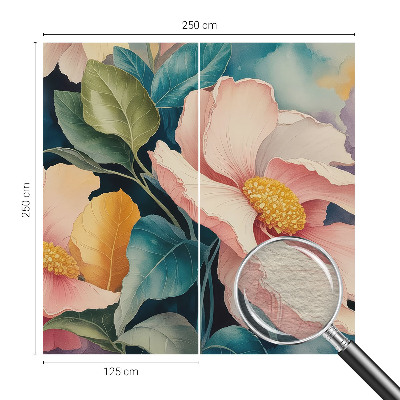 Fototapete fürs Wohnzimmer Florale Eleganz