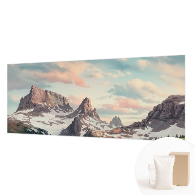 Vlies-Fototapete mit einem Bergpanorama