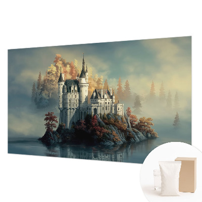 Wand-Fototapete mit Motiv eines Märchenschlosses
