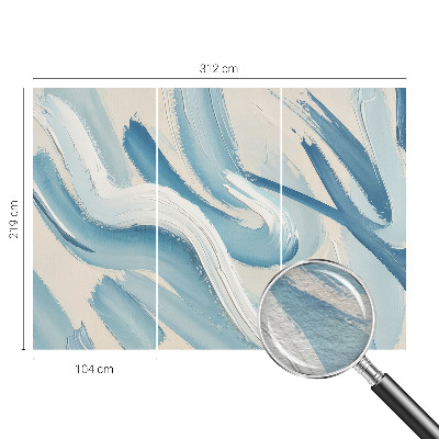 Vlies-Fototapete nach Maß mit abstrakten Strichen als Motiv
