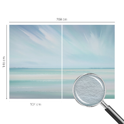 Vlies-Fototapete fürs Schlafzimmer mit Motiv einer ruhigen See