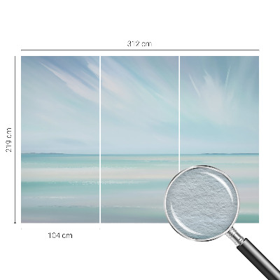 Vlies-Fototapete fürs Schlafzimmer mit Motiv einer ruhigen See