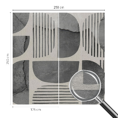 Vlies-Fototapete fürs Kinderzimmer mit geometrischen Formen