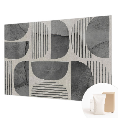 Vlies-Fototapete fürs Kinderzimmer mit geometrischen Formen