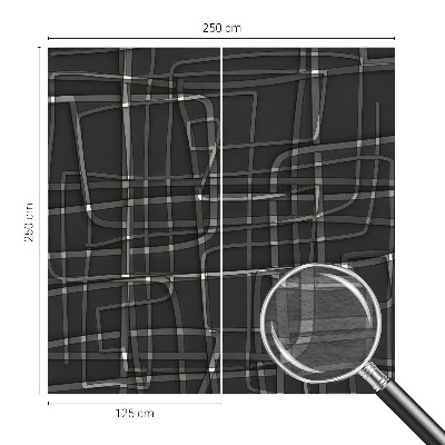 Vliestapete fürs Wohnzimmer Abstrakte Linien