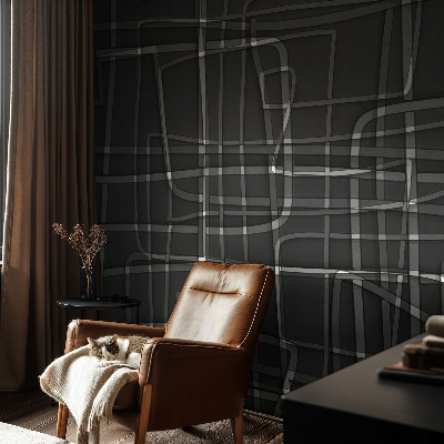 Vliestapete fürs Wohnzimmer Abstrakte Linien