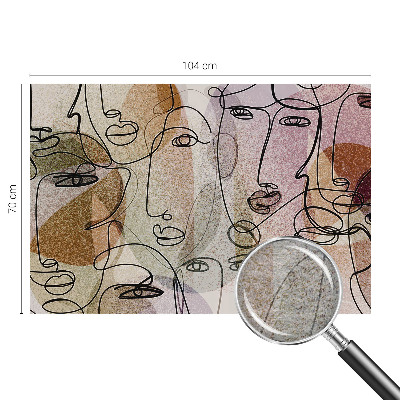 Bedruckte Vlies-Fototapete Lineare Flächen