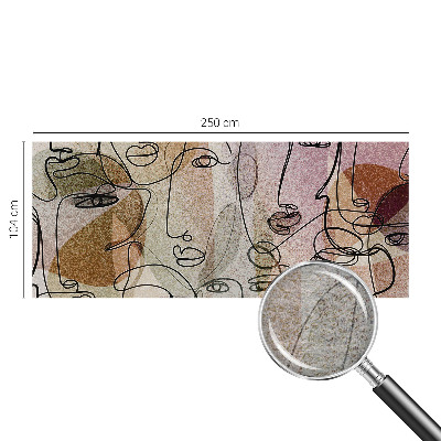 Bedruckte Vlies-Fototapete Lineare Flächen