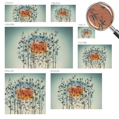 Moderne Vlies-Fototapete mit harmonischem West-Design