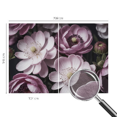 Wand-Fototapete mit floralem Motiv