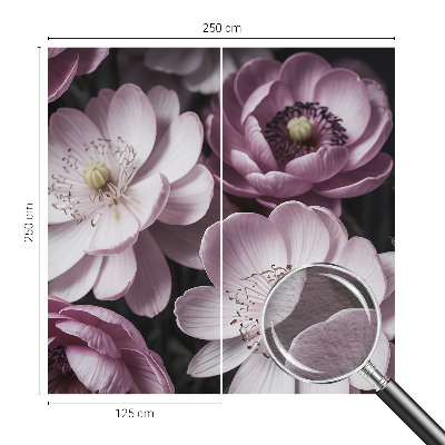 Wand-Fototapete mit floralem Motiv