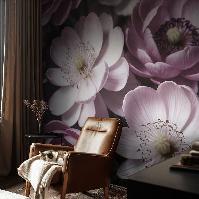 Wand-Fototapete mit floralem Motiv