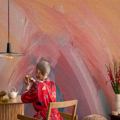 Fototapete mit farbenfrohen Explosionen als Motiv