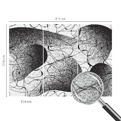 Vlies-Fototapete mit abstraktem Muster