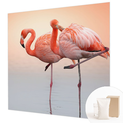 Bildtapete Zarte Flamingos