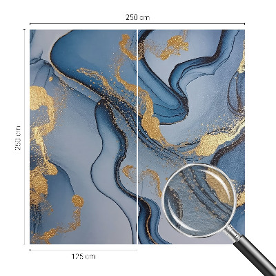 Fototapete fürs Schlafzimmer Blaue Wellen