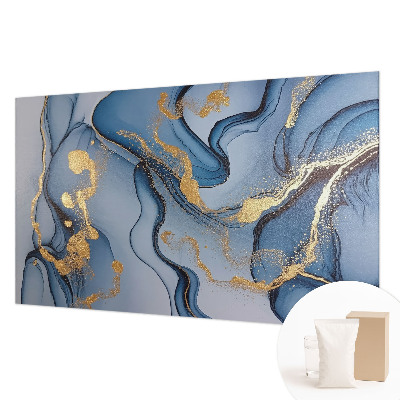 Fototapete fürs Schlafzimmer Blaue Wellen