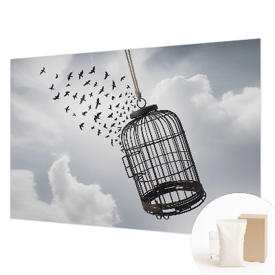 Vlies-Fototapete nach Maß mit einem Motiv fliegender Vögel