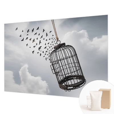Vlies-Fototapete nach Maß mit einem Motiv fliegender Vögel