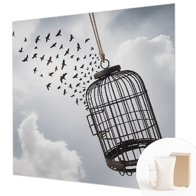 Vlies-Fototapete nach Maß mit einem Motiv fliegender Vögel