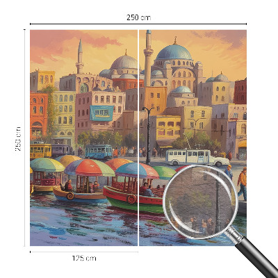 Vlies-Fototapete fürs Wohnzimmer Stadtküste