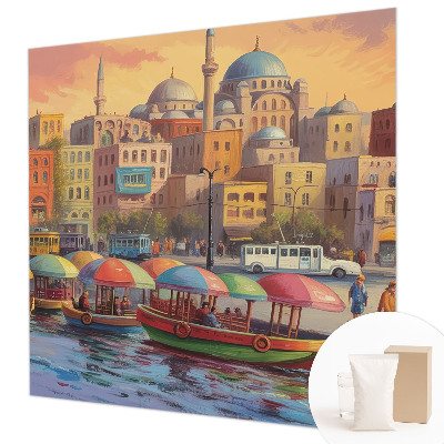 Vlies-Fototapete fürs Wohnzimmer mit Motiv einer Stadtküste