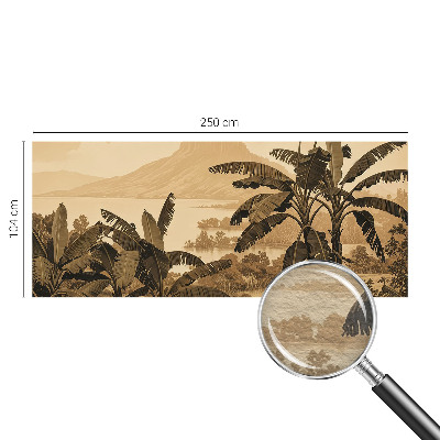 Fototapete nach Maß mit einem tropischen Panoramamotiv