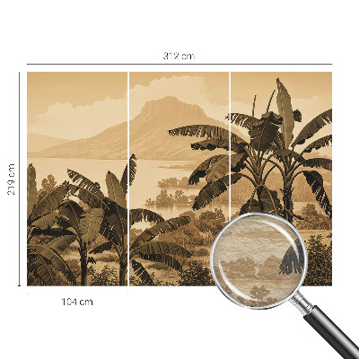 Fototapete nach Maß mit einem tropischen Panoramamotiv