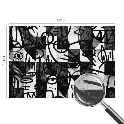 Vlies-Fototapete fürs Schlafzimmer Chaos zeichnen