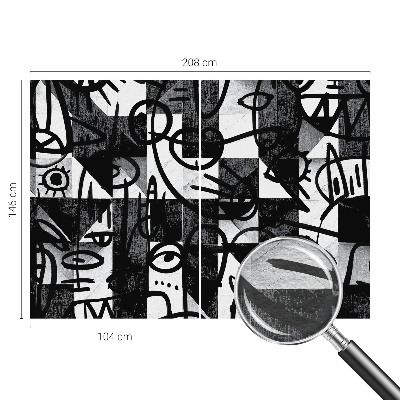 Vlies-Fototapete fürs Schlafzimmer Chaos zeichnen