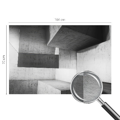 Vlies-Fototapete fürs Kinderzimmer mit geometrischen Skulpturen als Motiv