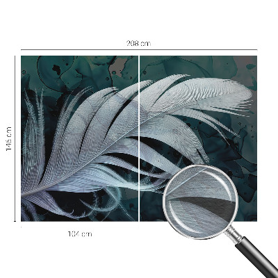 Bedruckte Vlies-Fototapete Ätherische Feder