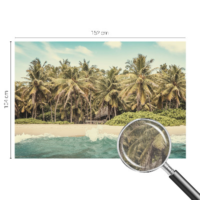 Wand-Fototapete mit tropischem Strandmotiv