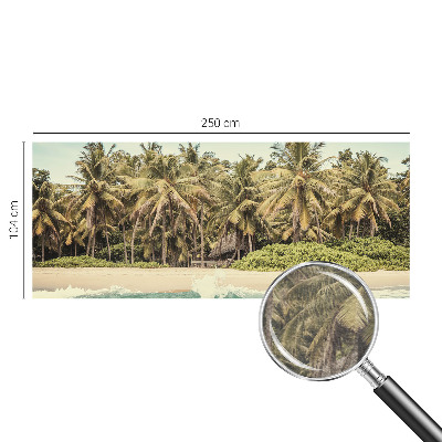 Wand-Fototapete mit tropischem Strandmotiv