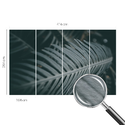 Fototapete nach Maß mit Motiv grünes Blatt