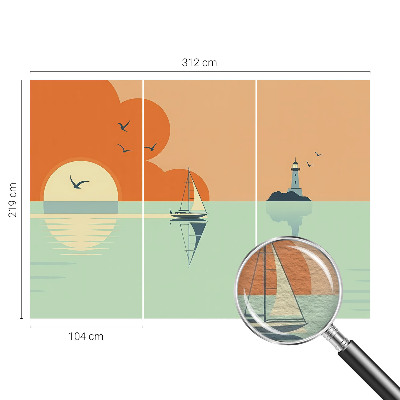 Wandtapete Meeresfreuden