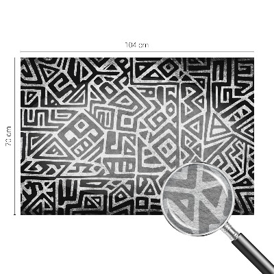 Fototapete fürs Wohnzimmer mit geometrischem Labyrinth-Motiv