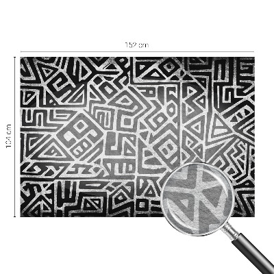 Fototapete fürs Wohnzimmer mit geometrischem Labyrinth-Motiv