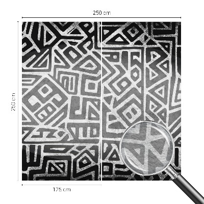Fototapete fürs Wohnzimmer mit geometrischem Labyrinth-Motiv